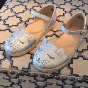 NWOT Children’s place cat silver sandals